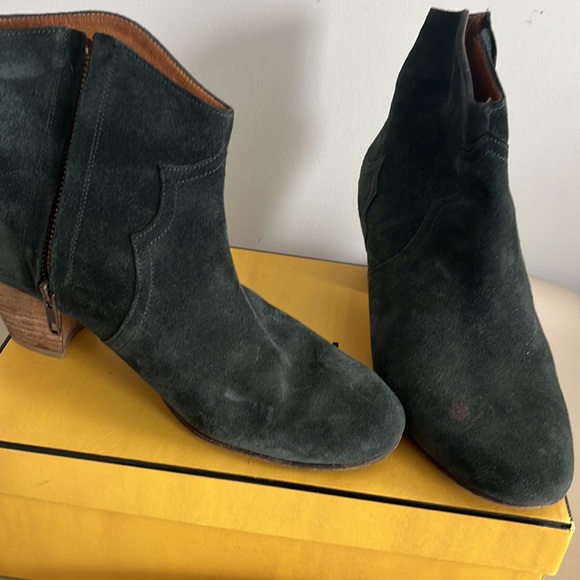 Isabel marant sable ankle western boots - Picture 4 of 5